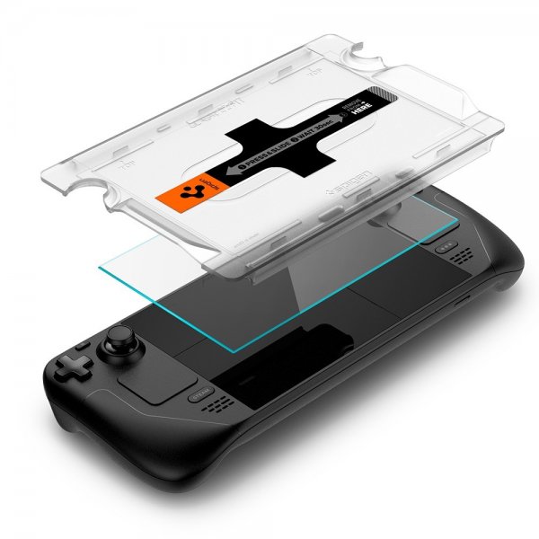 Spigen Steam Deck -näytönsuoja GLAS.tR EZ Fit