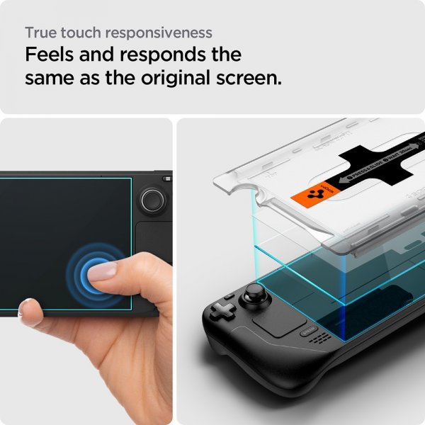 Spigen Steam Deck -näytönsuoja GLAS.tR EZ Fit