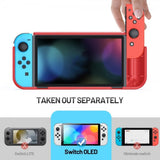 Iskunkestävä suojakuori Nintendo Switch OLED Punainen
