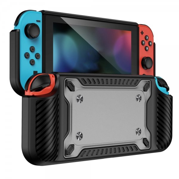 Iskunkestävä suojakuori Nintendo Switch OLED Musta