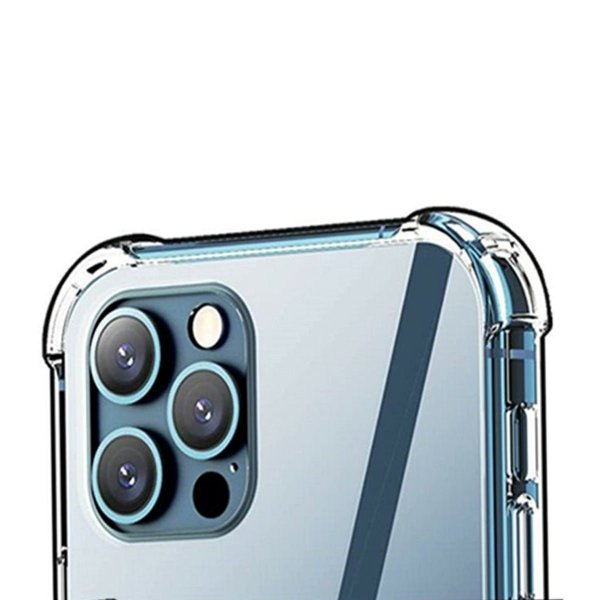 iPhone 12 Pro Max Kuori Iskunkestävä Läpinäkyvä
