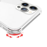 iPhone 12/iPhone 12 Pro Kuori Iskunkestävä Läpinäkyvä