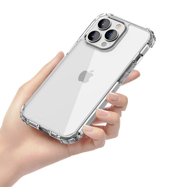 iPhone 13 Pro Kuori Iskunkestävä Läpinäkyvä
