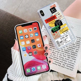 iPhone X/iPhone Xs Kuoret Iskunkestävä Läpinäkyvä