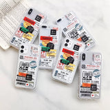 iPhone X/iPhone Xs Kuoret Iskunkestävä Läpinäkyvä