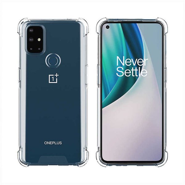 OnePlus Nord N10 5G Kuori Iskunkestävä Läpinäkyvä