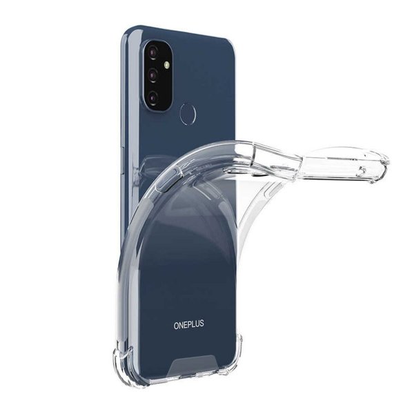 OnePlus Nord N10 5G Kuori Iskunkestävä Läpinäkyvä