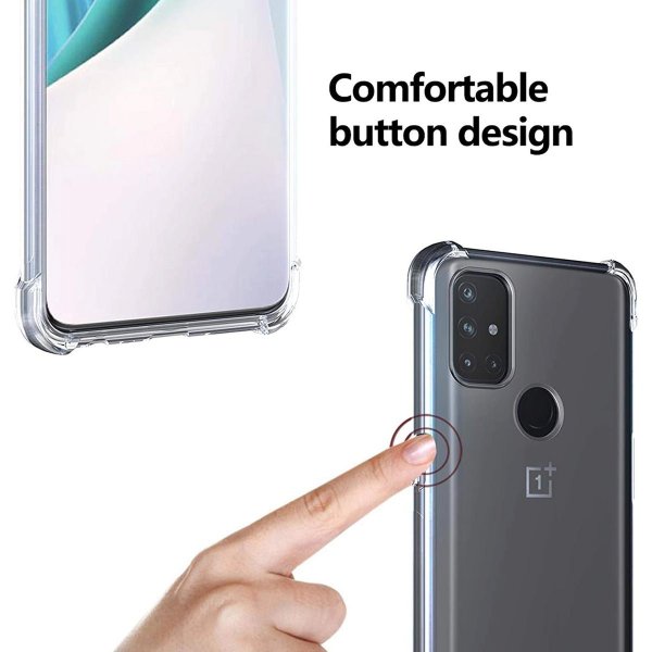 OnePlus Nord N100 Kuori Iskunkestävä Läpinäkyvä