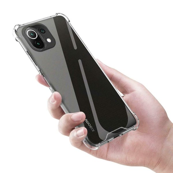 Xiaomi Mi 11 Lite Iskunvaimentava Läpinäkyvä Suojakuori