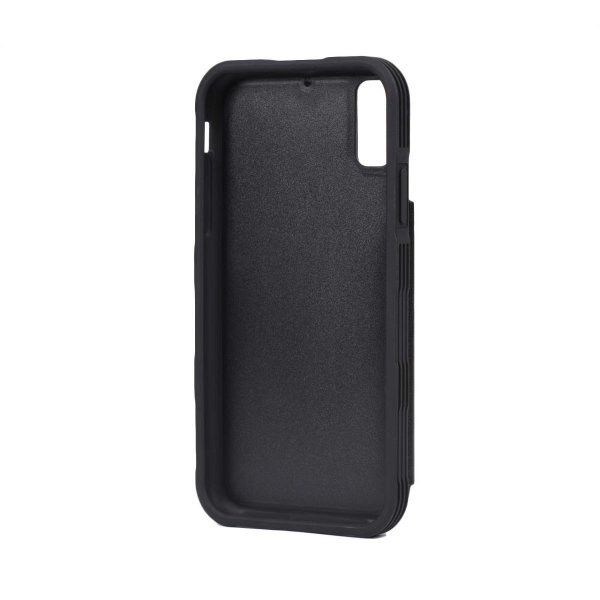 iPhone Xs Max Kuori Korttipaikalla Iskunkestävä Musta