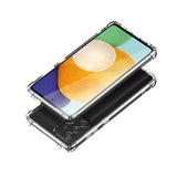 Samsung Galaxy A52/A52s 5G Kuori Vahvistetuilla Kulmilla Läpinäkyvä