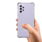 Samsung Galaxy A52/A52s 5G Kuori Vahvistetuilla Kulmilla Läpinäkyvä