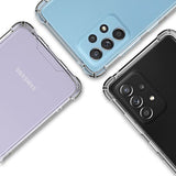 Samsung Galaxy A52/A52s 5G Kuori Vahvistetuilla Kulmilla Läpinäkyvä