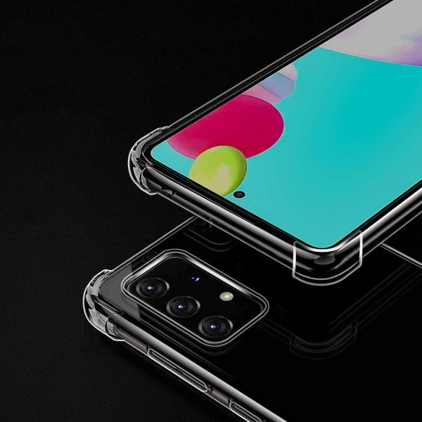 Samsung Galaxy A52/A52s 5G Kuori Iskunkestävä Läpinäkyvä