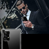 Samsung Galaxy A52/A52s 5G Kuori Iskunkestävä Läpinäkyvä