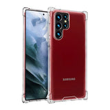 Samsung Galaxy S22 Ultra Iskunkestävä Läpinäkyvä Suojakuori