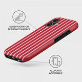 Burga iPhone 17 -kuori Tough MagSafe Strawberry Jam