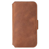 Krusell iPhone 12 Mini -kotelo Sunne PhoneWallet Vintage Cognac