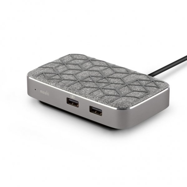 Moshi Symbus Q USB-C-keskitin Qi-latauksella