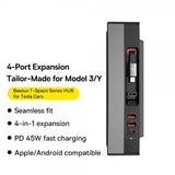 Baseus T-Space Series USB-keskitin Teslaan, 45W