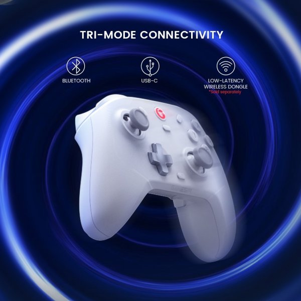GameSir T4 Cyclone langaton peliohjain monialustainen, valkoinen