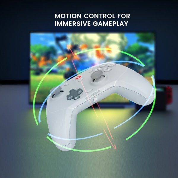 GameSir T4 Cyclone langaton peliohjain monialustainen, valkoinen