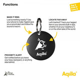 Aqiila Tagbird Avaimenperä 4 kpl