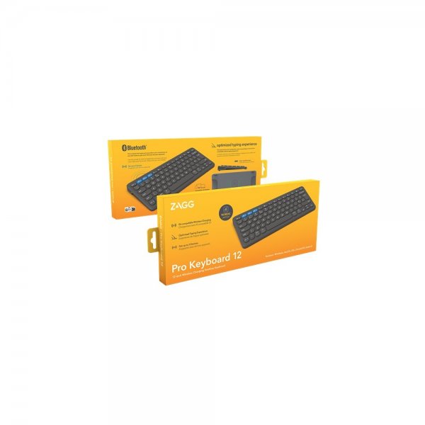 ZAGG Langaton näppäimistö Pro Keyboard 12 Nordic Charcoal