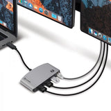 ALOGIC ThunderBolt 3 Dual DisplayPort kannettava telakointiasema 4K