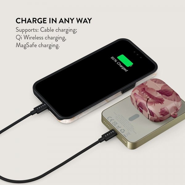 Burga Powerbank MagSafe 5000 mAh Tender Kiss Gold