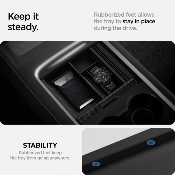 Spigen Tesla Model 3/Model Y -keskikonsolin järjestelylokero