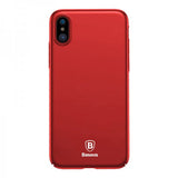 Baseus iPhone X/Xs Thin Case -suojakuori, punainen