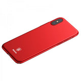 Baseus iPhone X/Xs Thin Case -suojakuori, punainen