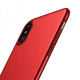 Baseus iPhone X/Xs Thin Case -suojakuori, punainen