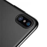 Baseus iPhone X/Xs -kuori, ohut kotelo, musta