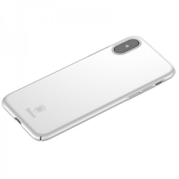 Baseus iPhone X/Xs Thin Case Valkoinen