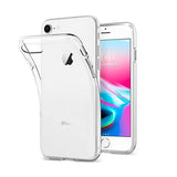 iPhone 7/8/SE Kuori Iskunvaimentava TPU Läpinäkyvä