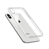 iPhone X/iPhone Xs Kuoret Iskunkestävä TPU Läpinäkyvä