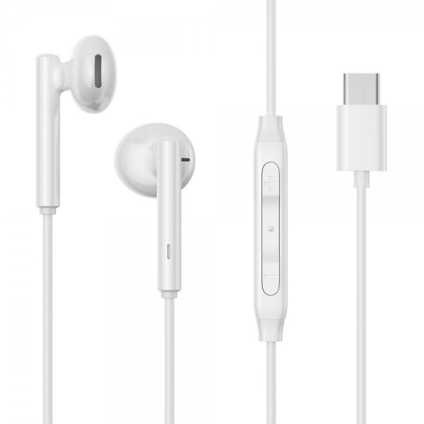 Joyroom Langalliset Kuulokkeet EC05 USB-C Valkoinen