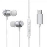 Joyroom Langalliset Kuulokkeet EC06 USB-C Hopea