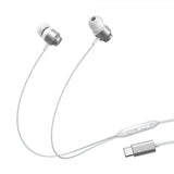 Joyroom Langalliset Kuulokkeet EC06 USB-C Hopea
