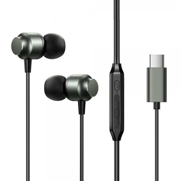 Joyroom Langalliset Kuulokkeet EC06 USB-C Musta