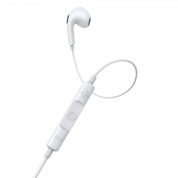 Baseus Langalliset Kuulokkeet Encok C17 USB-C Valkoinen
