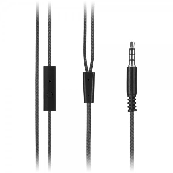 Xqisit langalliset nappikuulokkeet iE H20 3,5 mm, musta