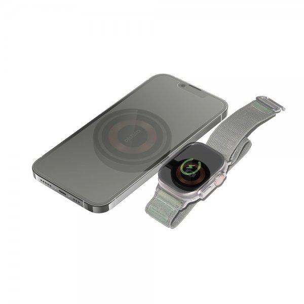 Deltaco Langaton laturi 2-in-1 Läpinäkyvä MagSafe
