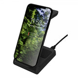 Deltaco langaton laturi 3-in-1 Wireless Charger, musta