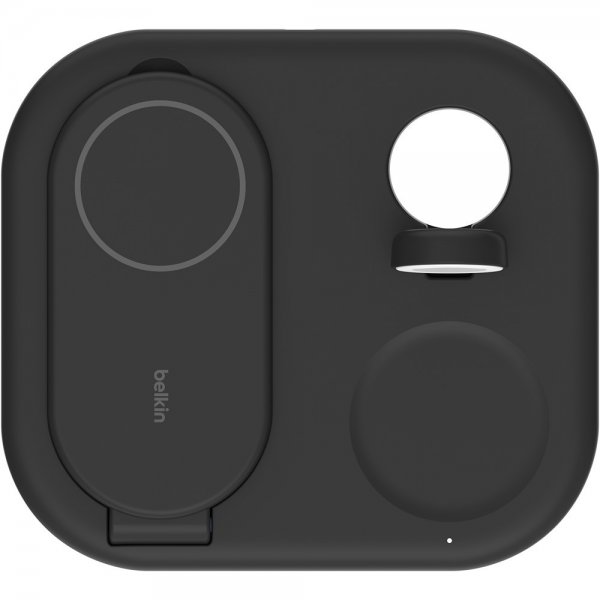 Belkin Langaton Laturi BoostCharge 3-in-1 Taitettava MagSafe Qi2 15W Musta