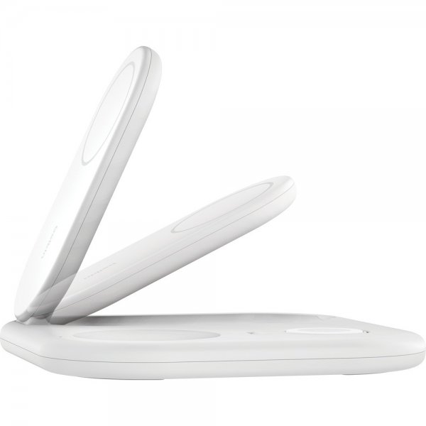 Belkin Langaton Laturi BoostCharge 3-in-1 Taitettava MagSafe Qi2 15W Valkoinen