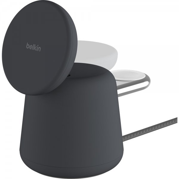 Belkin langaton laturi BoostCharge Pro 2-in-1 MagSafe 15W Charcoal