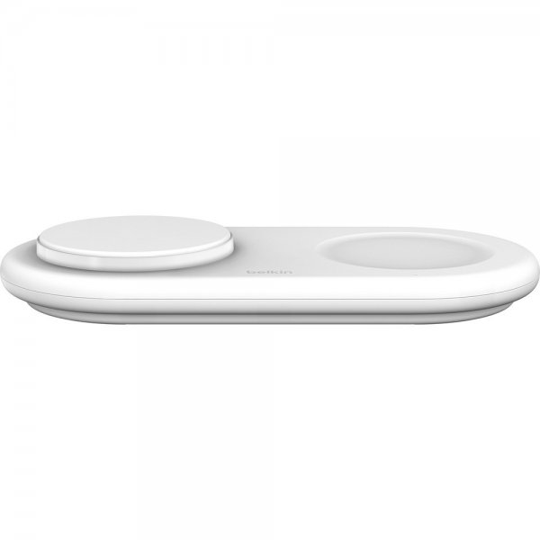 Belkin Langaton Laturi BoostCharge Pro 2-in-1 MagSafe Qi2 15W Valkoinen
